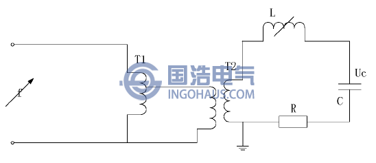 耐壓係統(tǒng)等效(xiào)原理圖